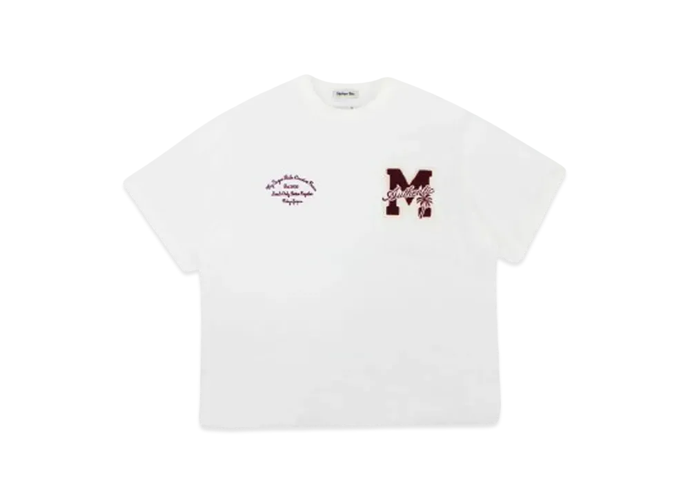 My Sugar Babe M college logo wappen tee "WHITE"