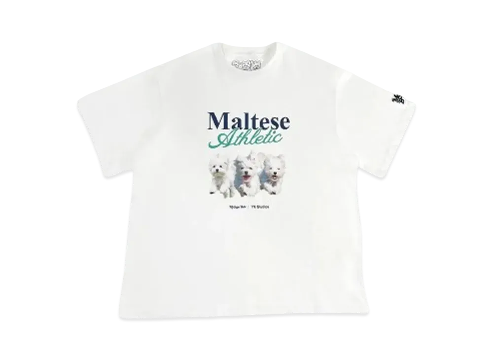 My Sugar Babe WaiKei x MSB Maltese Athletic Tee "WHITE"