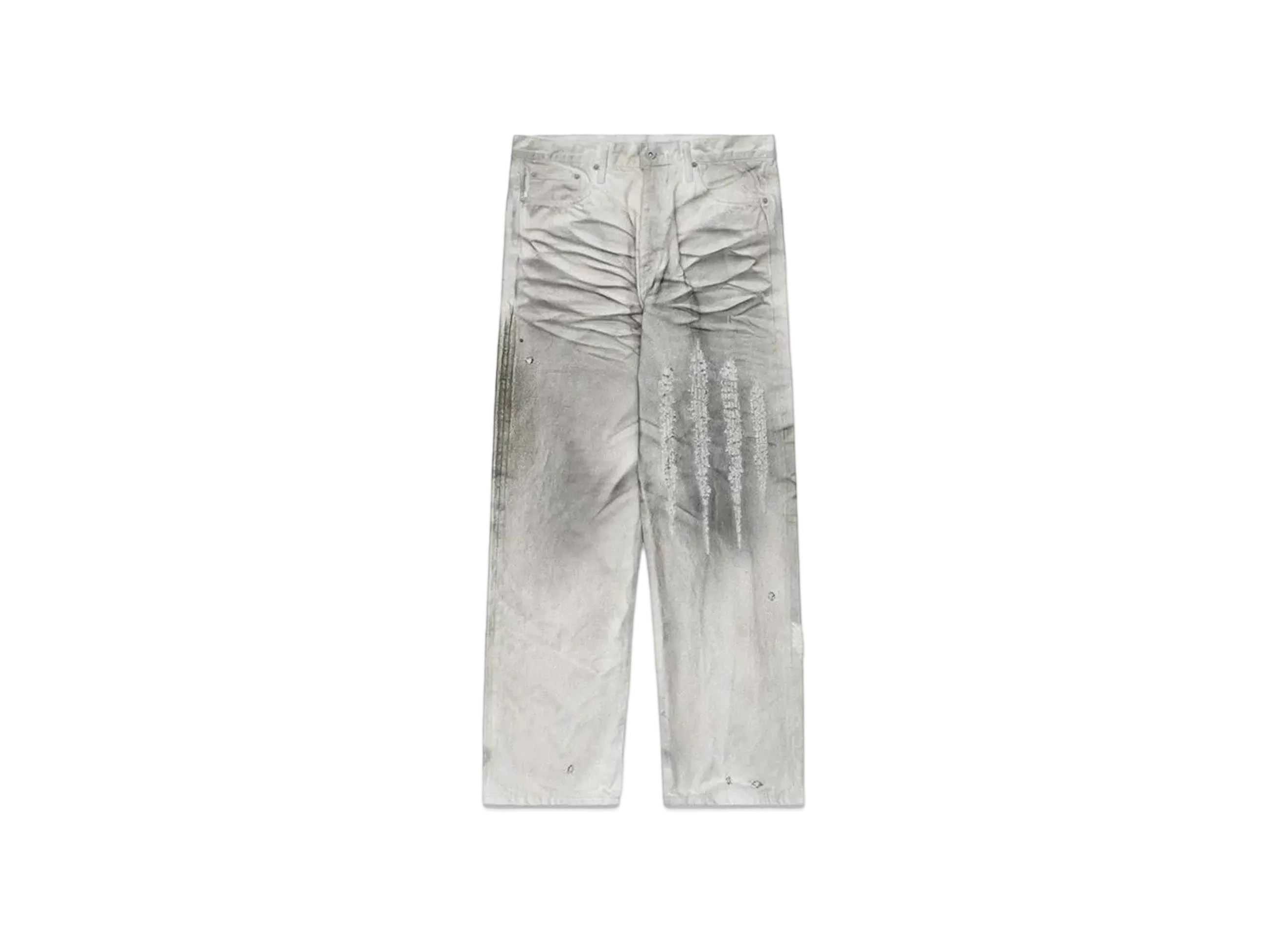 NEIGHBORHOOD x CLOT Savage Denim DP Basic Pants "White"