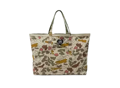 HUMAN MADE x KAWS Made Camo Tote Bag "Brown"