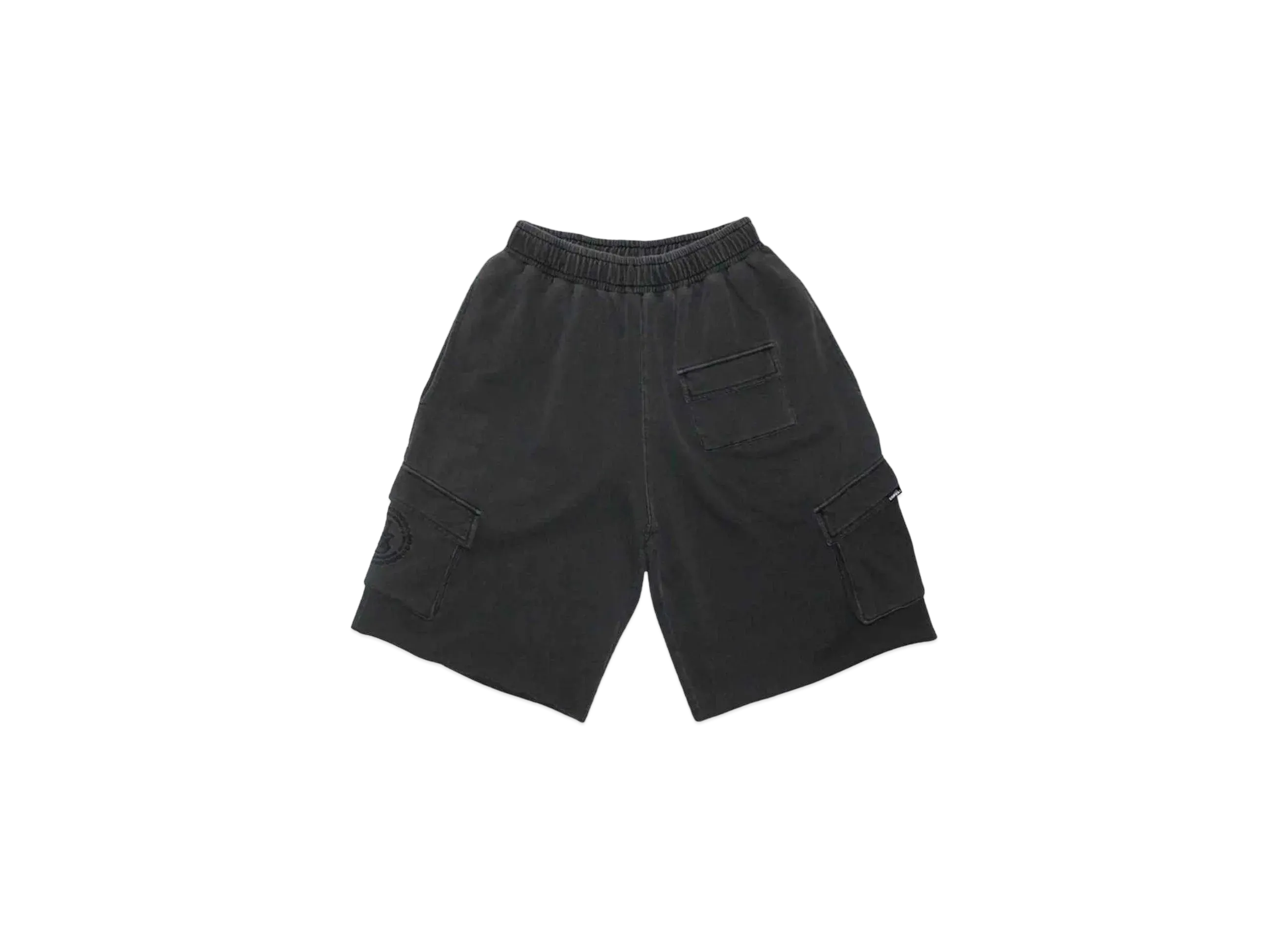 genzai Pigment Cargo Half Pants "BLACK"