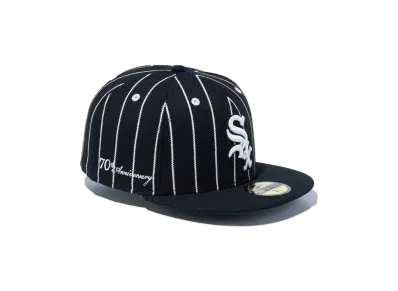 NEW ERA 59Fifty Day Memorial Collection Chicago White Sox Cooperstown "Black Stripe/Black"