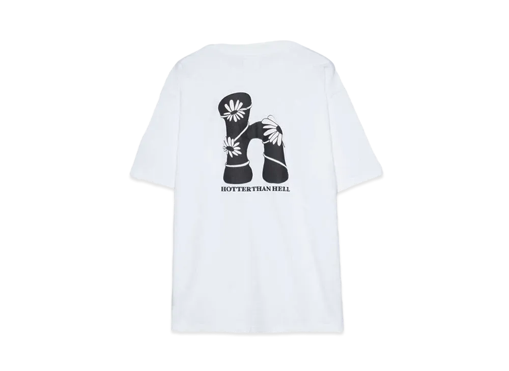 HTH H flower logo Tee Exclusive "WHITE"