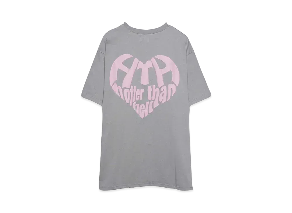HTH Heart logo tee "Gray"