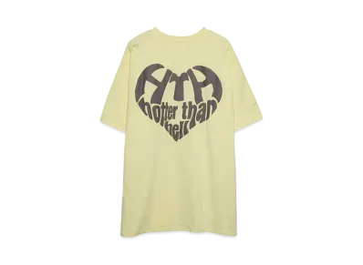 HTH Heart logo tee "Yellow"