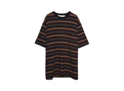 Bal JACQUARD CREW NECK TEE "CARBON BLACK"