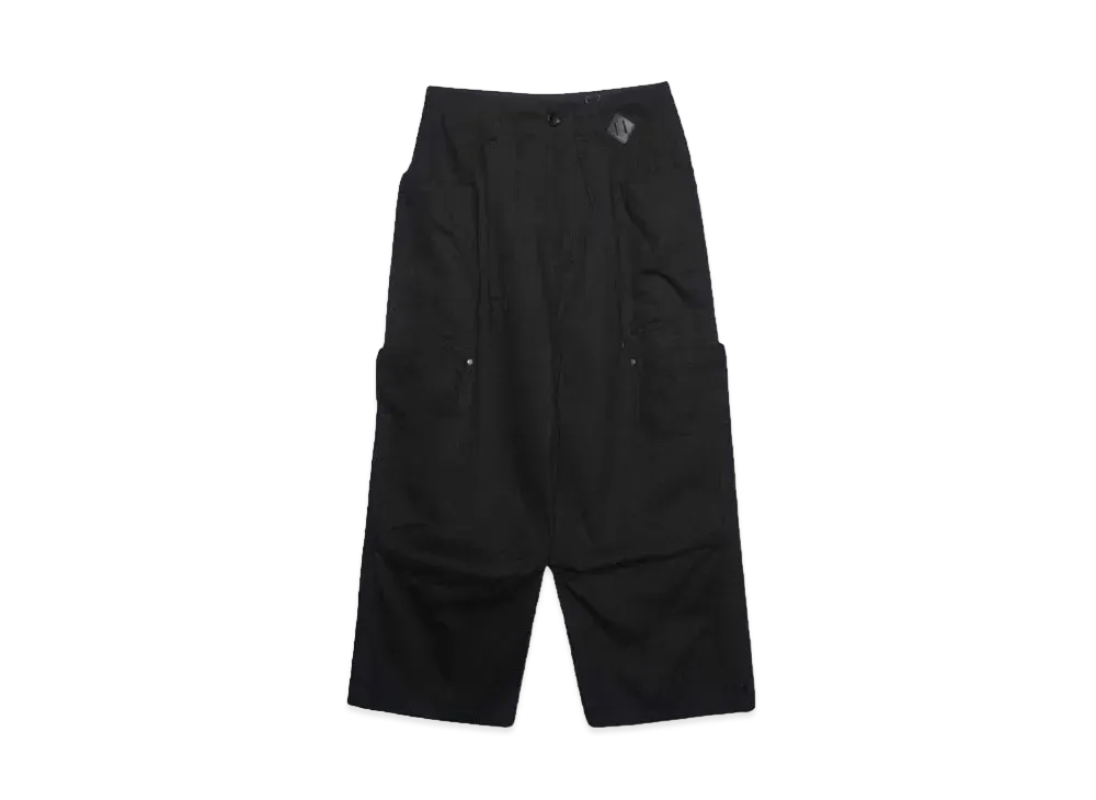 Younger Song double pocket wide chino pants "BLACK"