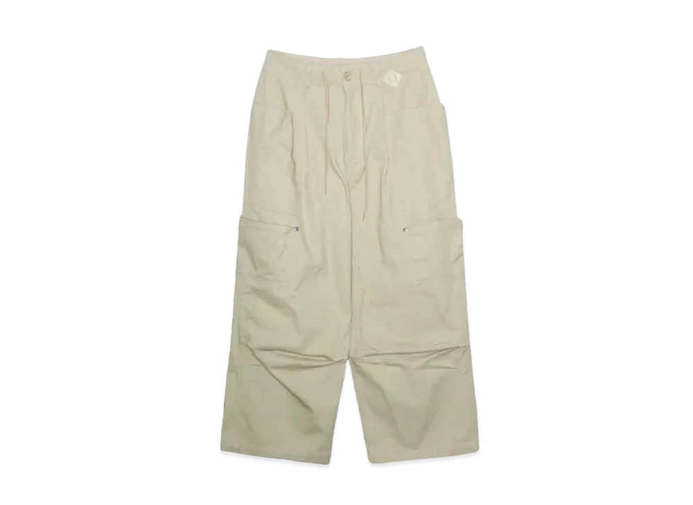 Younger Song double pocket wide chino pants "Beige"
