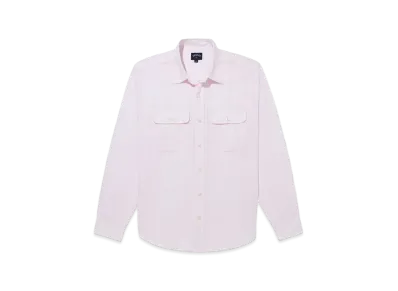 Noah Relaxed Linen Shirt "Pink"