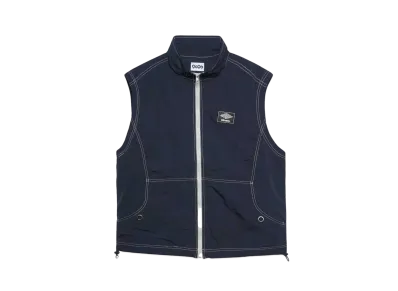 9090 Tech Logo Nylon Vest "Navy"