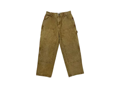 9090 Double Knee Vintage Pants "Beige"