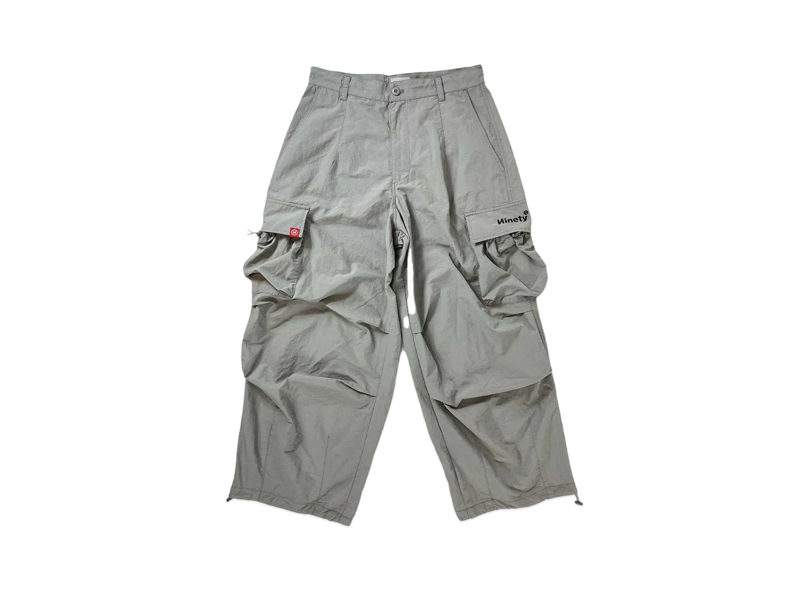 9090 Tech Logo Nylon Cargo Pants "Space Gray"