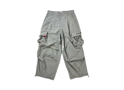 9090 Tech Logo Nylon Cargo Pants "Space Gray"