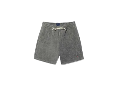 Noah Recycled Cotton Twill Short "Black"