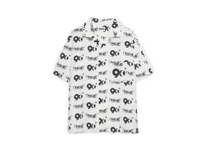 9090 9090 x NERDUNIT Open Collar Shirt "Ivory"