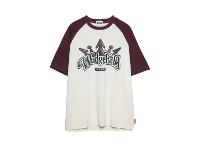 9090 9090 x Wudge Boy King Raglan Tee "Ivory / Bordeaux (Wudge Boy Limited color)"