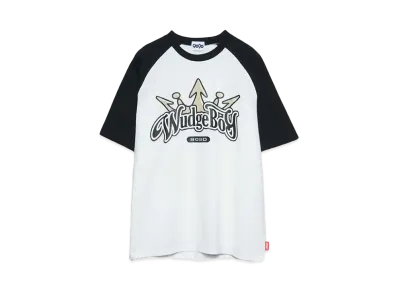 Wudge Boy x 9090 King Raglan Tee "White / Black"