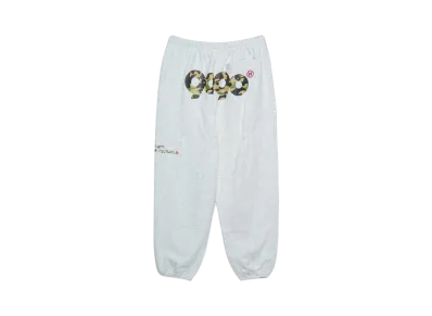 9090 90 Logo Light Sweat Pants (Camo) "Heather White"