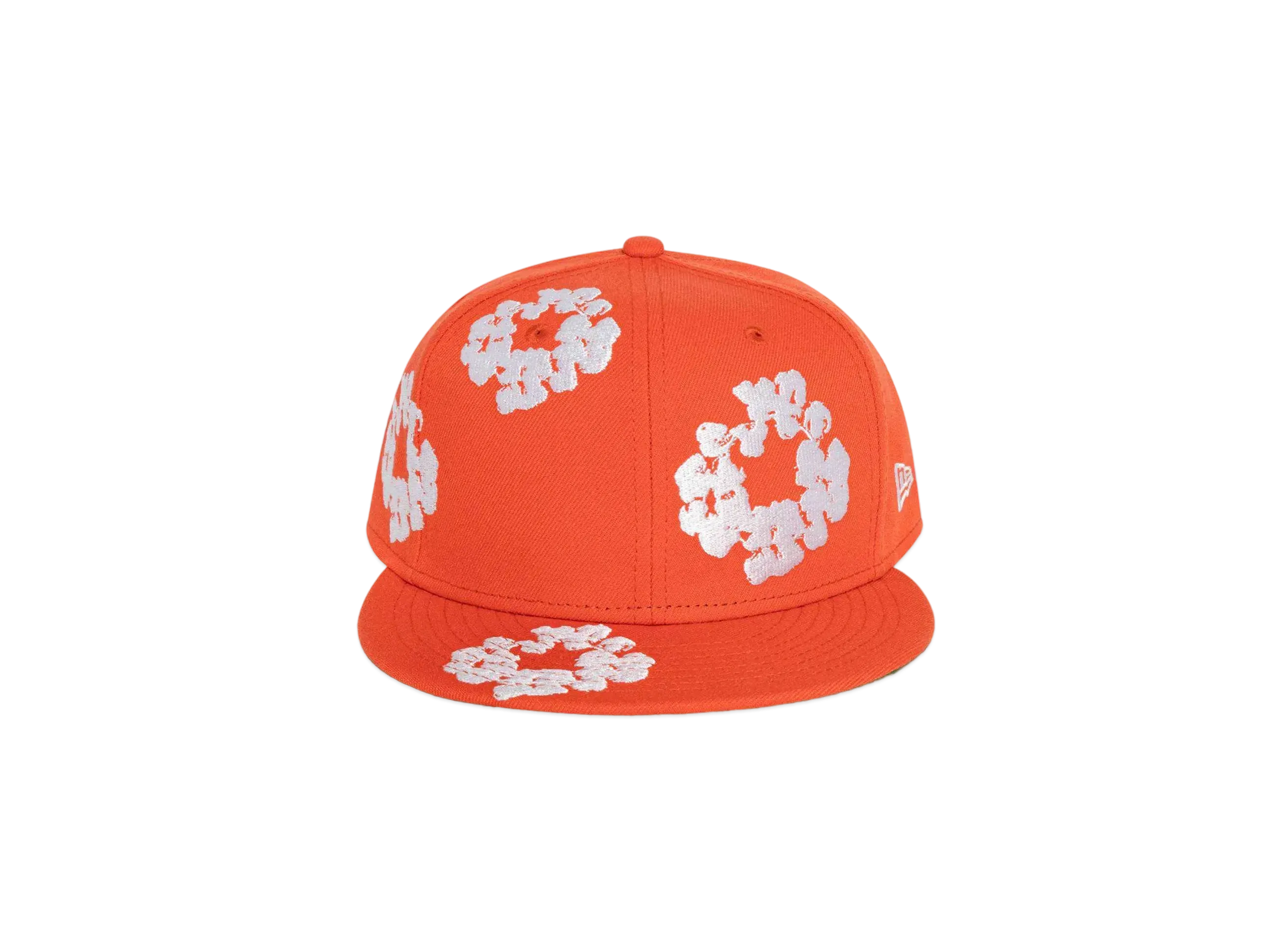 DENIM TEARS x New Era Cotton Wreath 59Fifty "Orange"