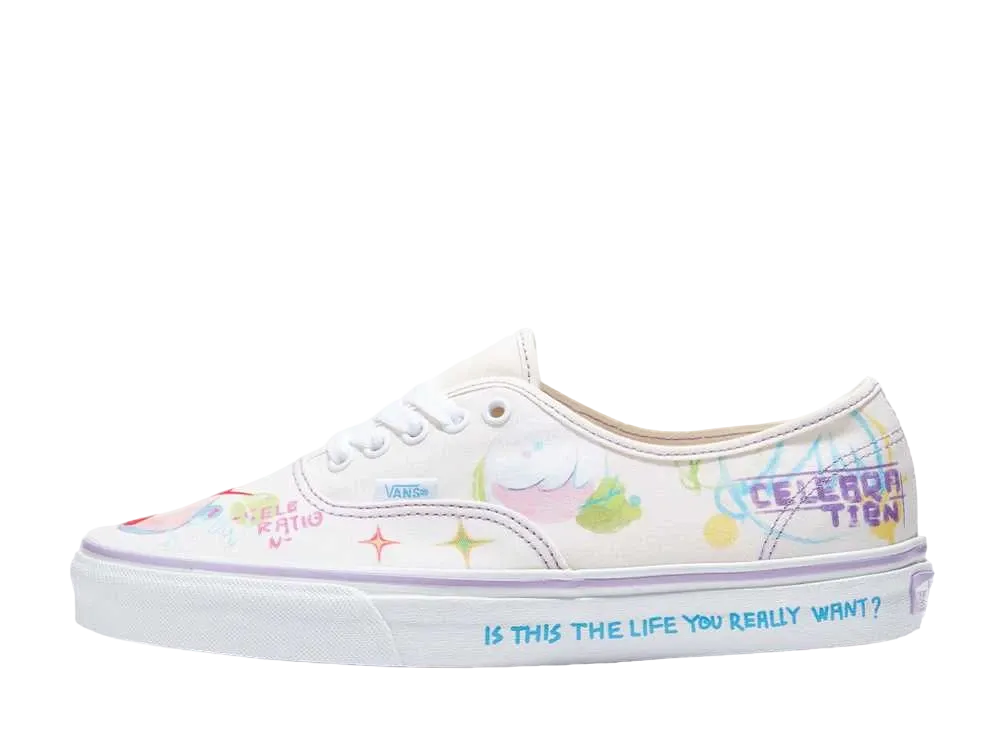 NUTTSH × Vans Authentic "NUTTSH Marshmallow/Purple"