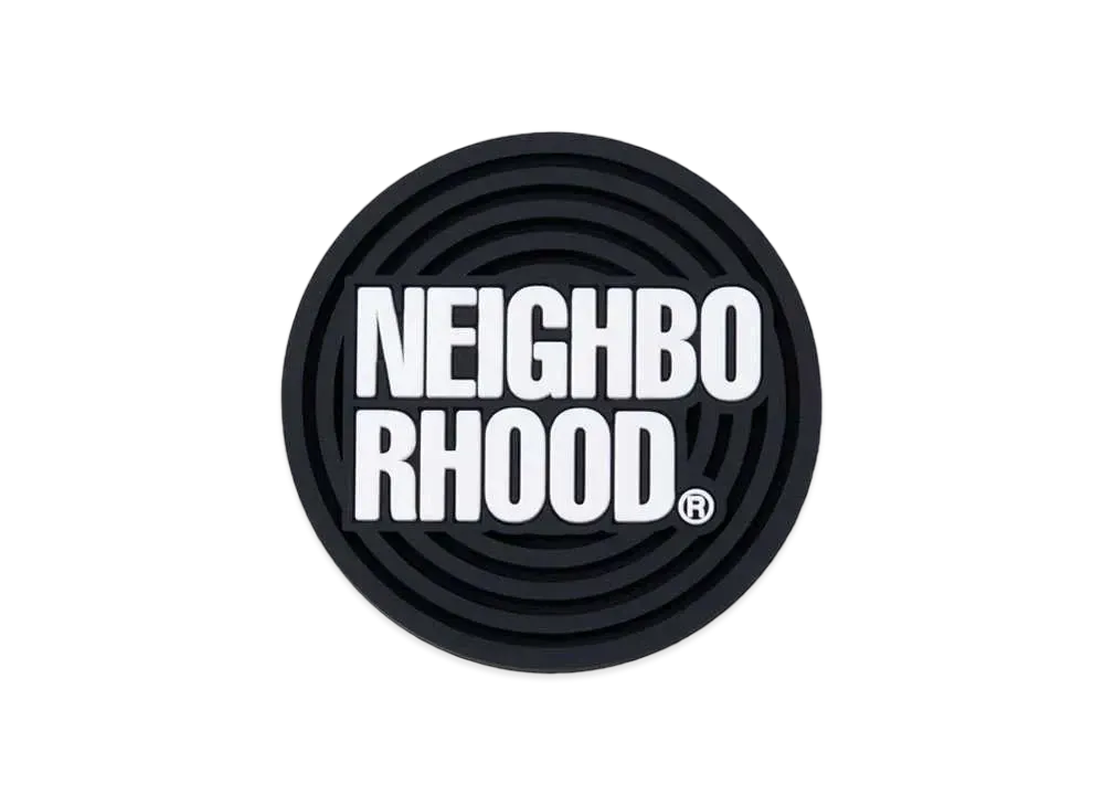 NEIGHBORHOOD Logo Coaster "Black"