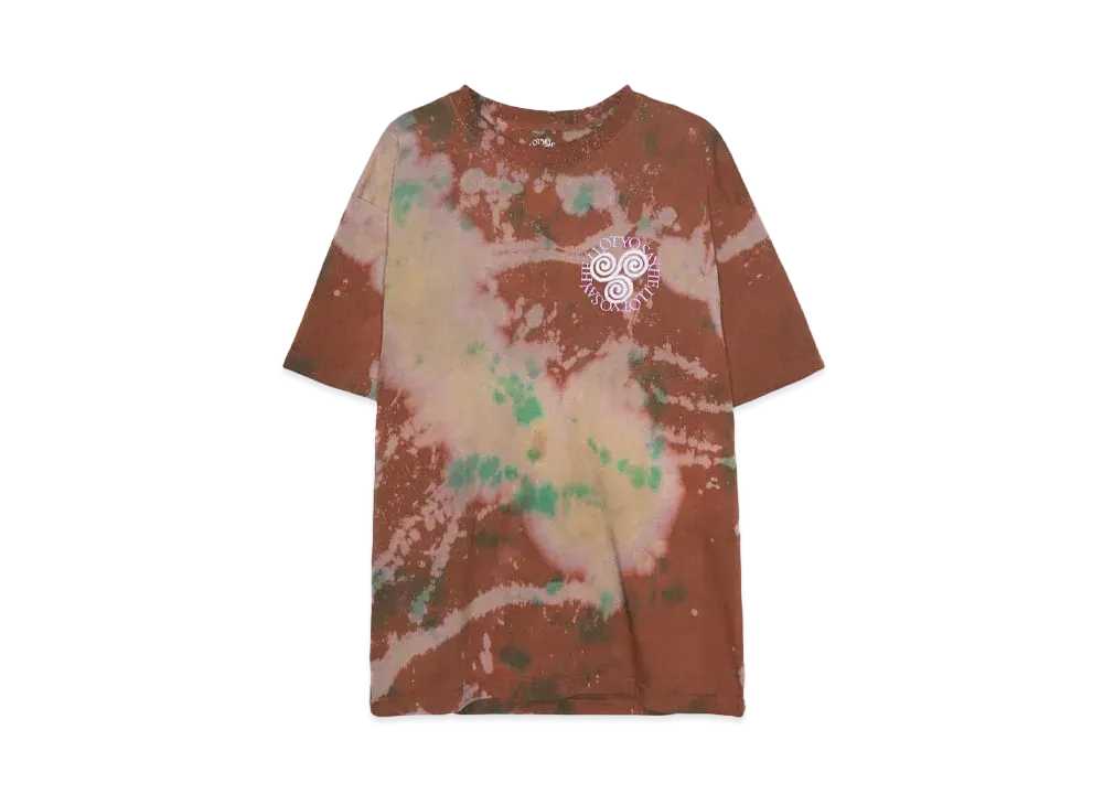 SAYHELLO D.Y.E Slap Logo Tee "COFFEE"
