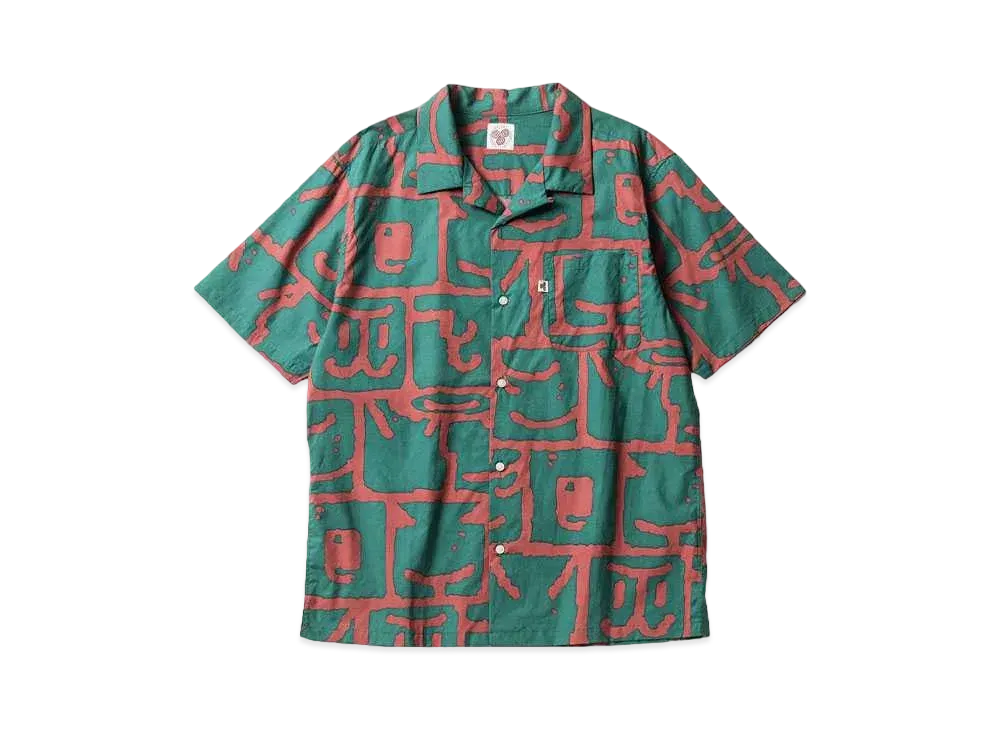 SAYHELLO Zerosy Letter Shirts "GREEN"
