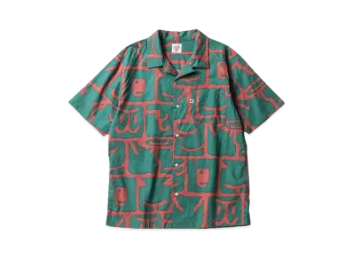 SAYHELLO Zerosy Letter Shirts "GREEN"