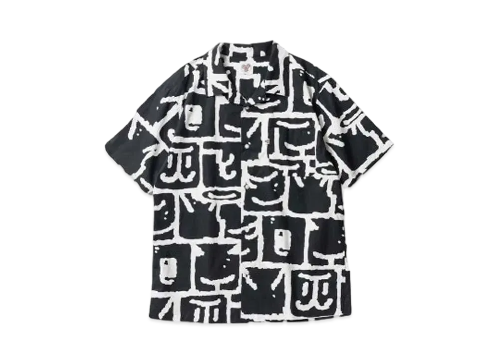 SAYHELLO Zerosy Letter Shirts "BLACK"