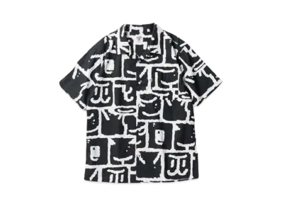 SAYHELLO Zerosy Letter Shirts "BLACK"