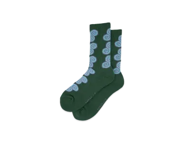 SAYHELLO Slap Sports Sox "DARK GREEN"