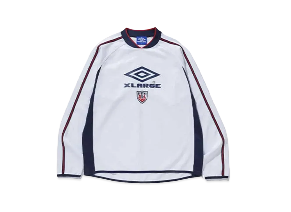 XLARGE x UMBRO Practice L/S Shirt "White"