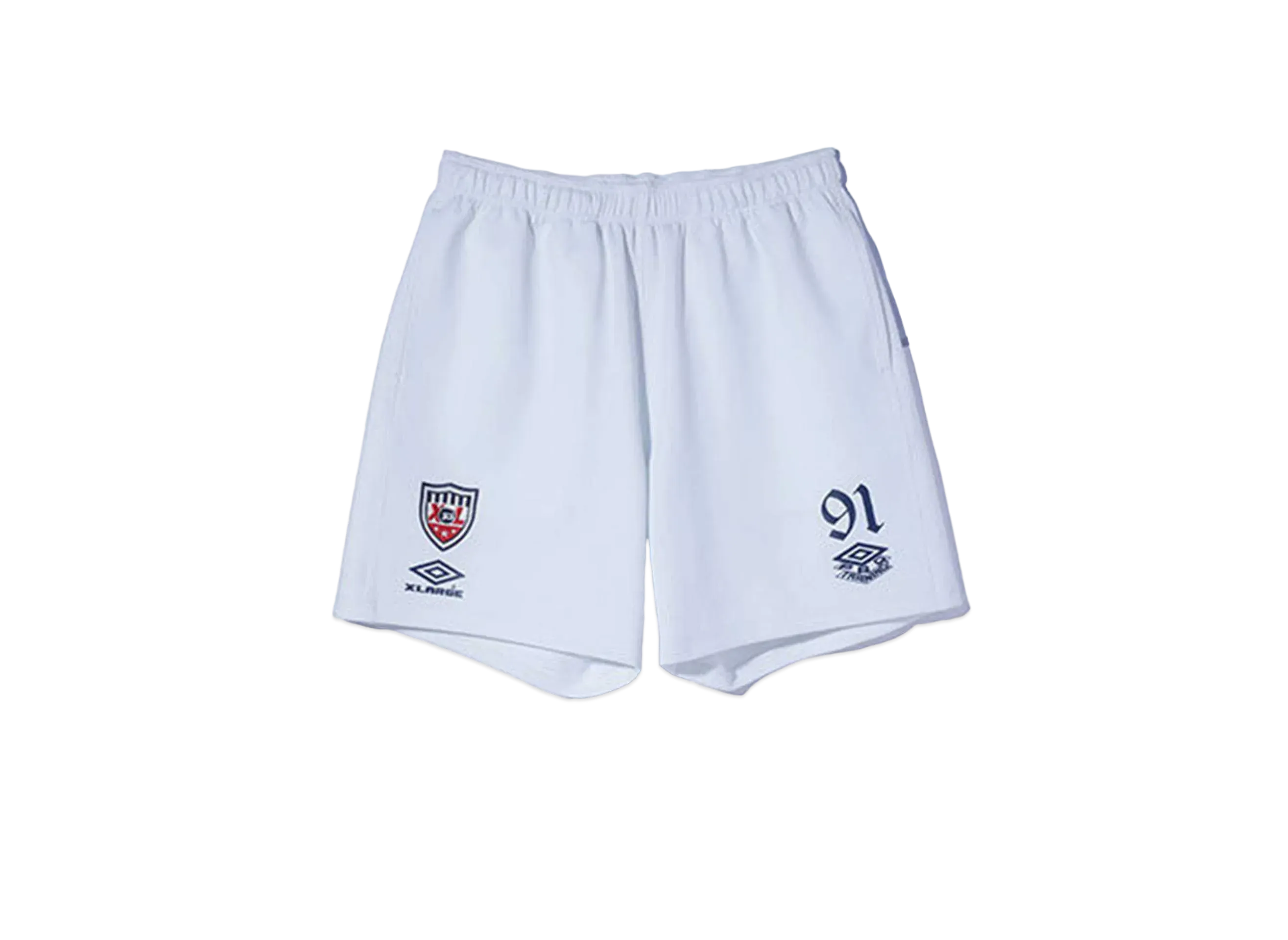 XLARGE x UMBRO Soccer Shorts "White"