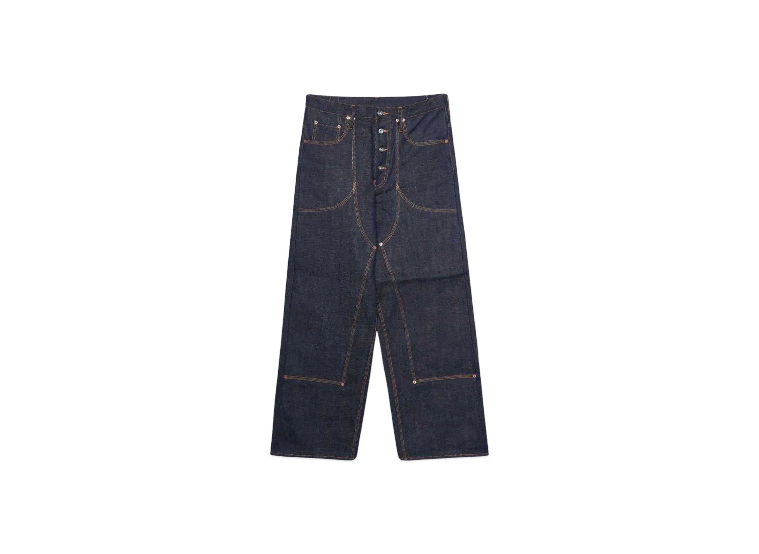 SUGARHILL CLASSIC DOBLE KNEE DENIM PANTS "RIGID INDIGO"