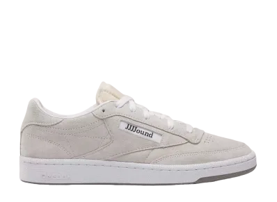 JJJJound × Reebok Club C 85 "White/Chalk/Space Grey"
