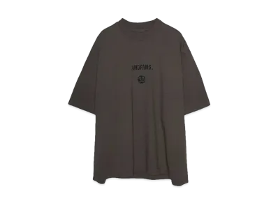 ANDFAMILYS Pigment Dye Tee -Anniv 30- "MOCHA"