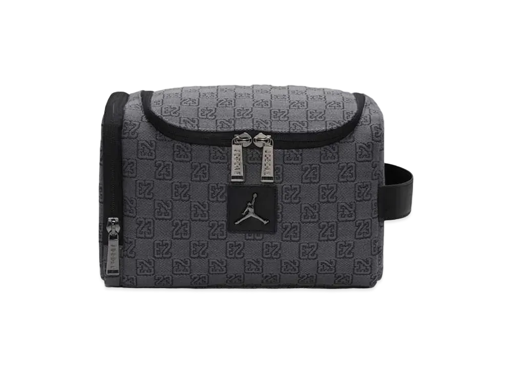 Nike Jordan Monogram Dopp Kit "Dark Smoke Grey"