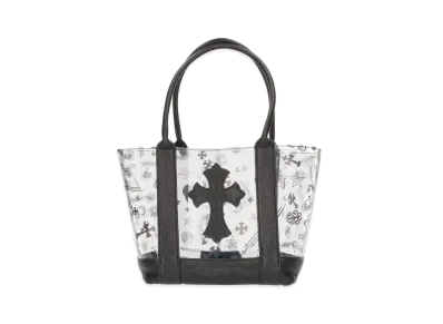 Chrome Hearts Cross Patch PVC Tote Mini Bag "Clear/Black"