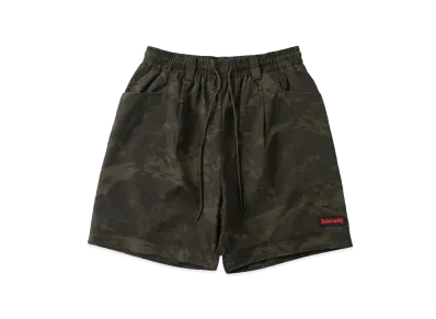 Student Apathy pattern half pants "Khaki"