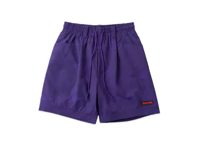 Student Apathy pattern half pants "Purple"
