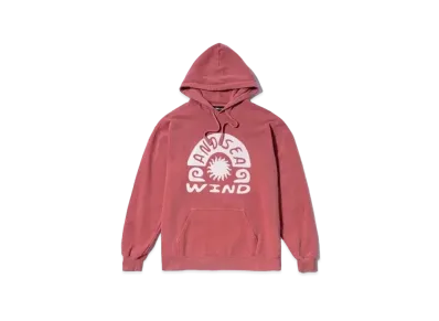 WIND AND SEA x Ber BerJin Hoodie "Crimson"