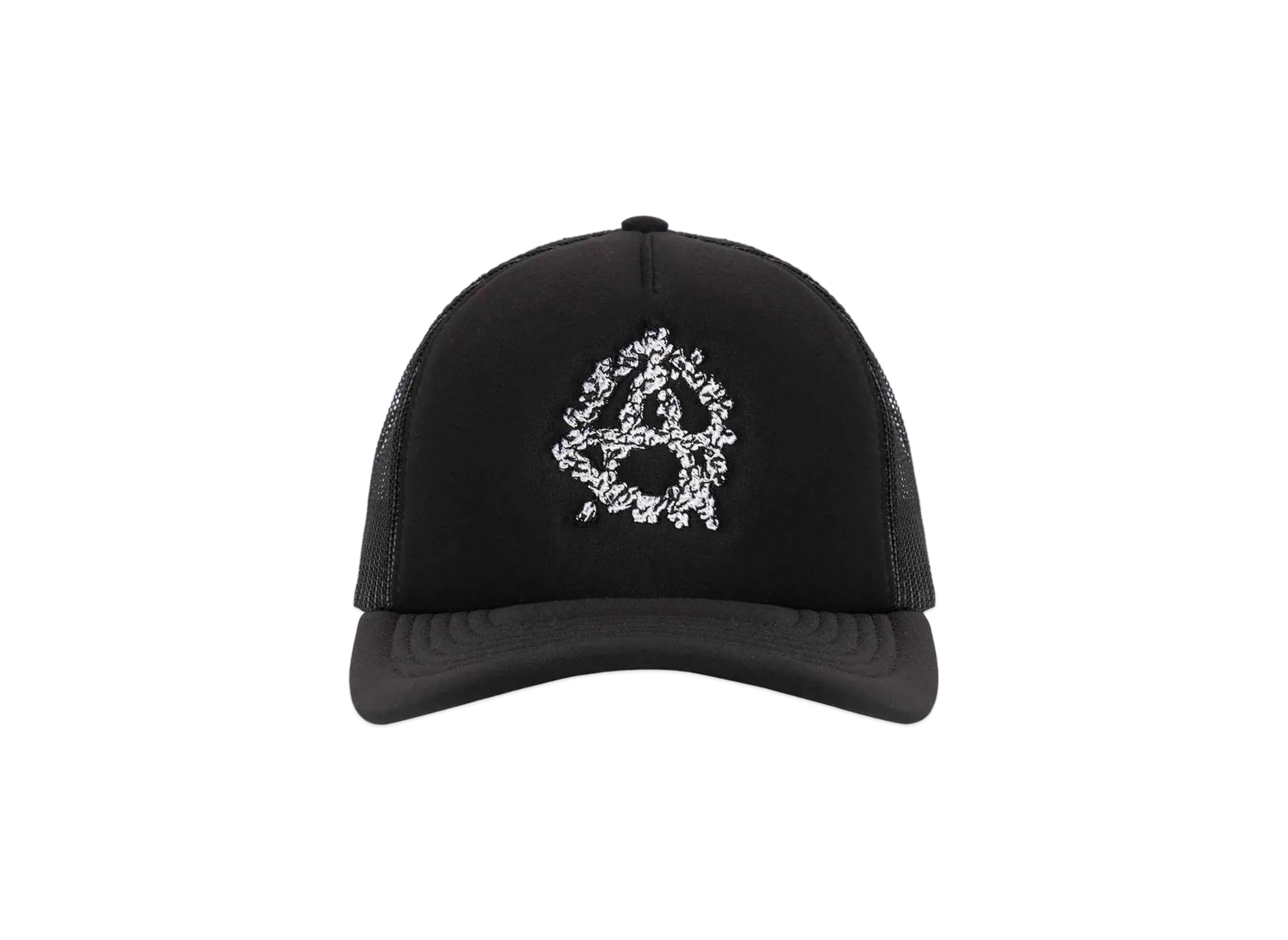 DENIM TEARS Cotton Anarchy Trucker Hat "Black"