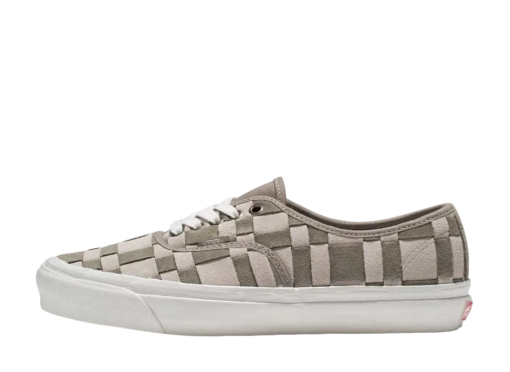 バンズ アナハイムファクトリー オーセンティック ウーブンチェック 44 DX "ブラウン/カーキ"