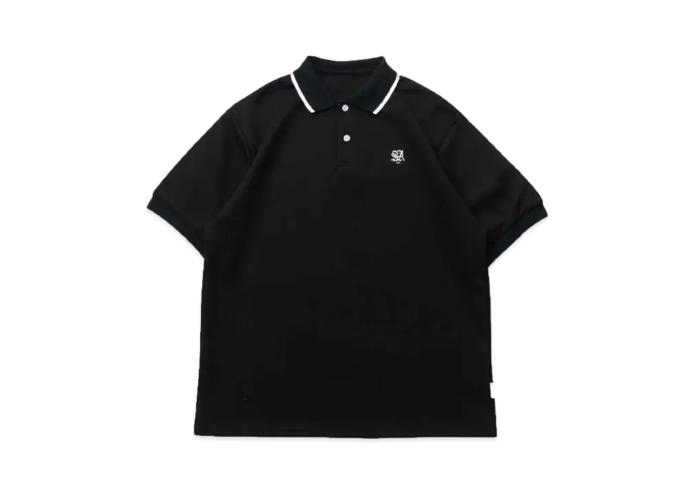 Student Apathy SA logo polo shirts "BLACK"