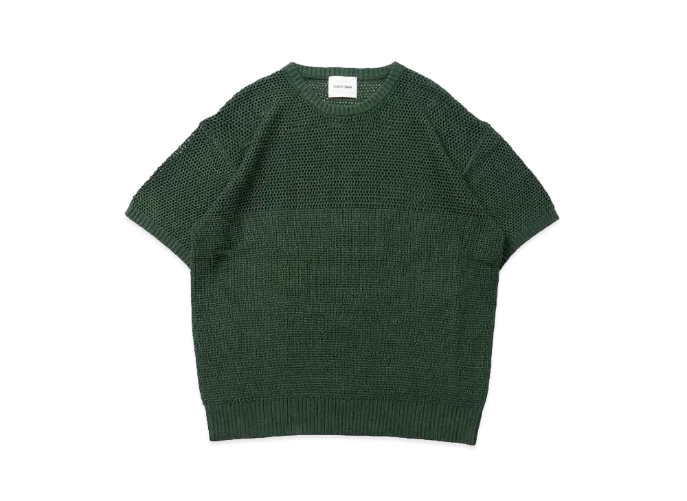 Student Apathy sheer knit "Green"