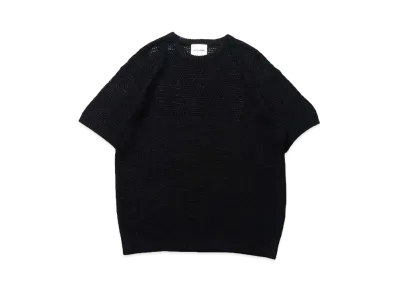 Student Apathy sheer knit "BLACK"