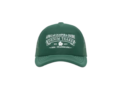 DENIM TEARS ADG Trucker Hat "Green"