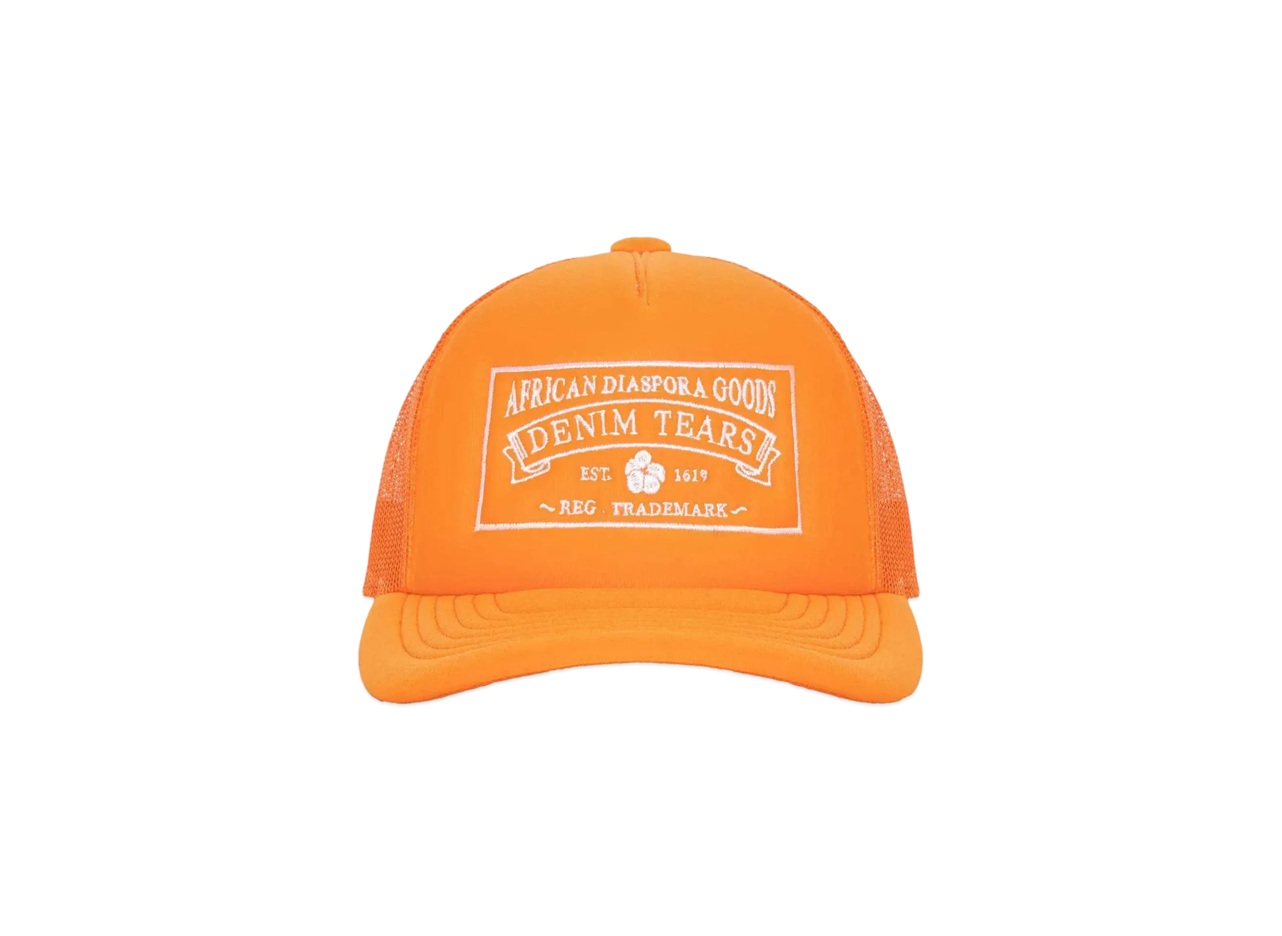 DENIM TEARS ADG Trucker Hat "Orange"