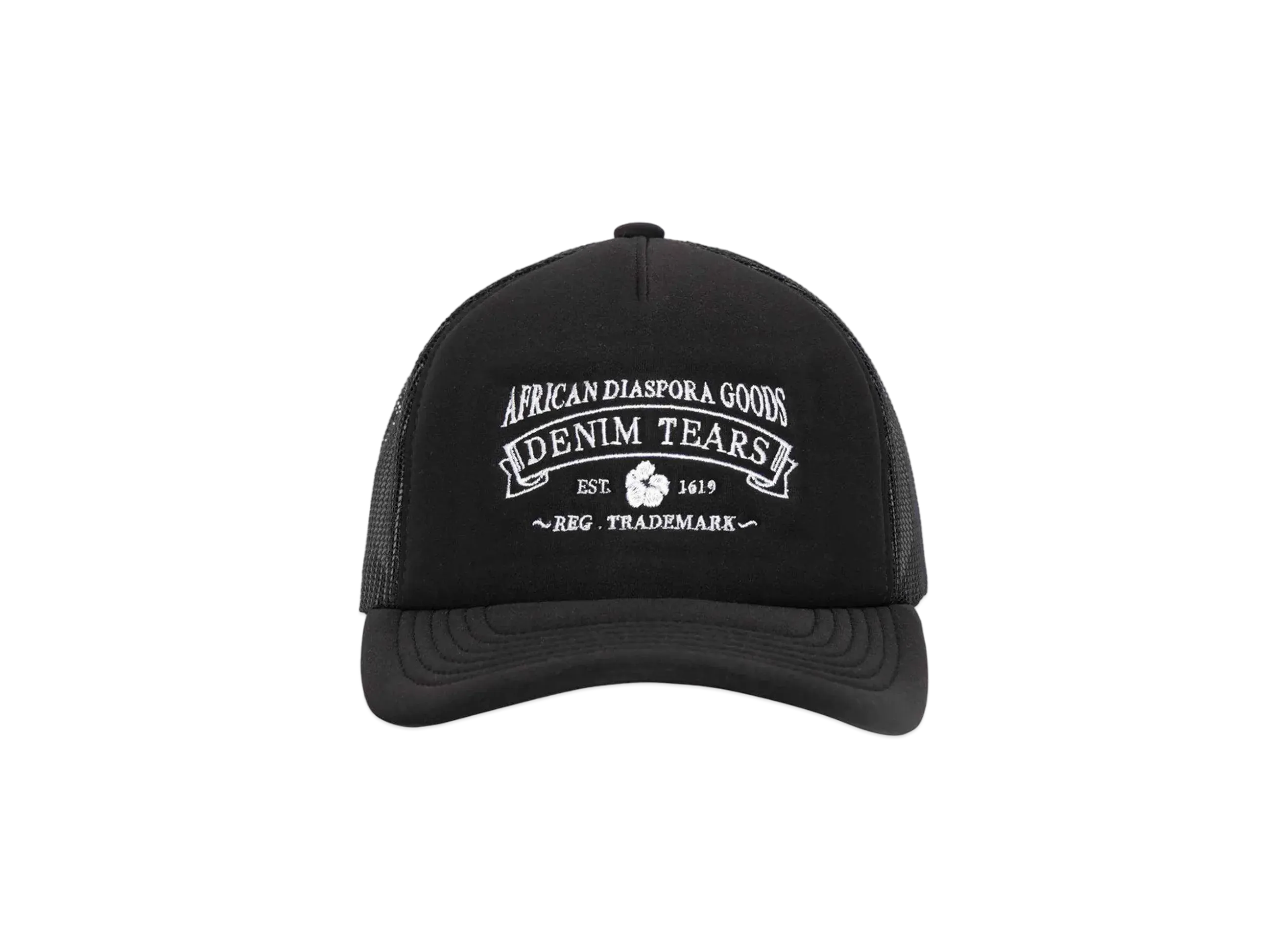 DENIM TEARS ADG Trucker Hat "Black"