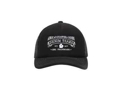 DENIM TEARS ADG Trucker Hat "Black"